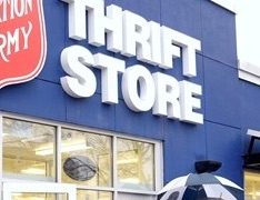 Thrift store entrance