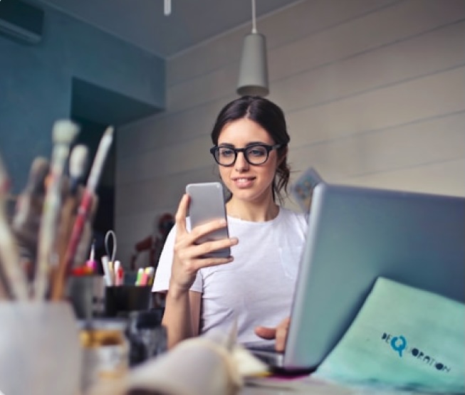 A donor making a donation by phone