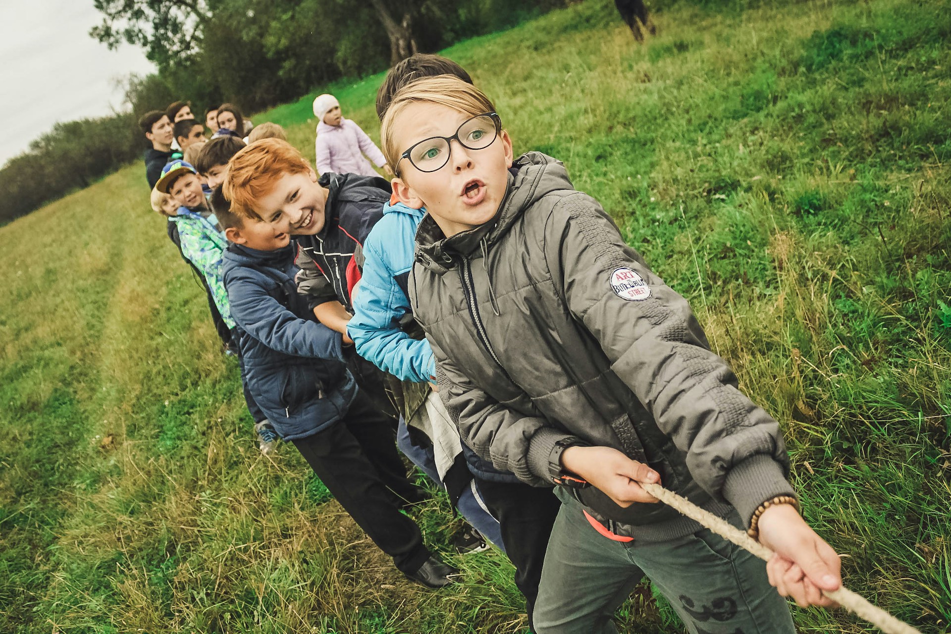 Children having fun